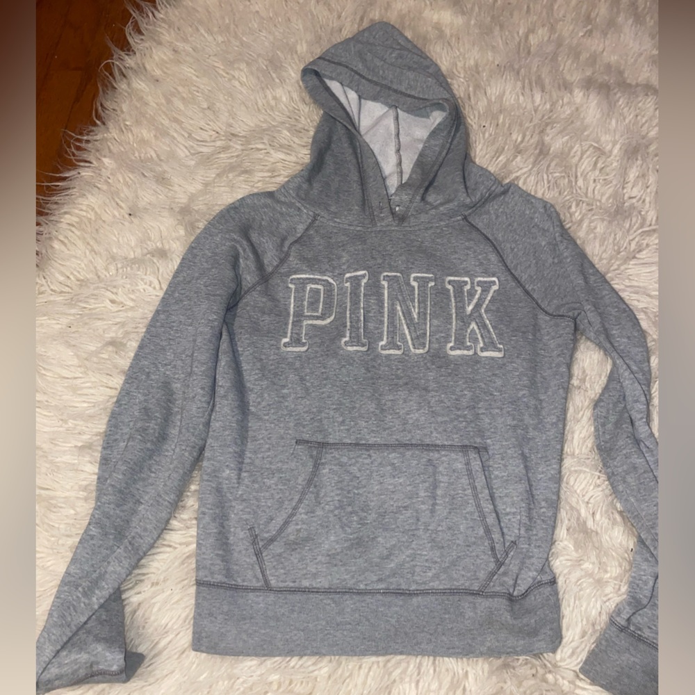 VS PINK Grey hoodie